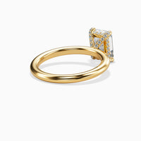 ERICA - 2CT E VVS2 Emerald Cut Solitaire Engagement Ring