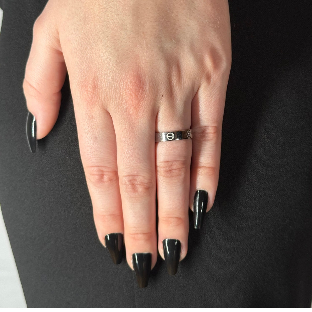 Silver Love Ring