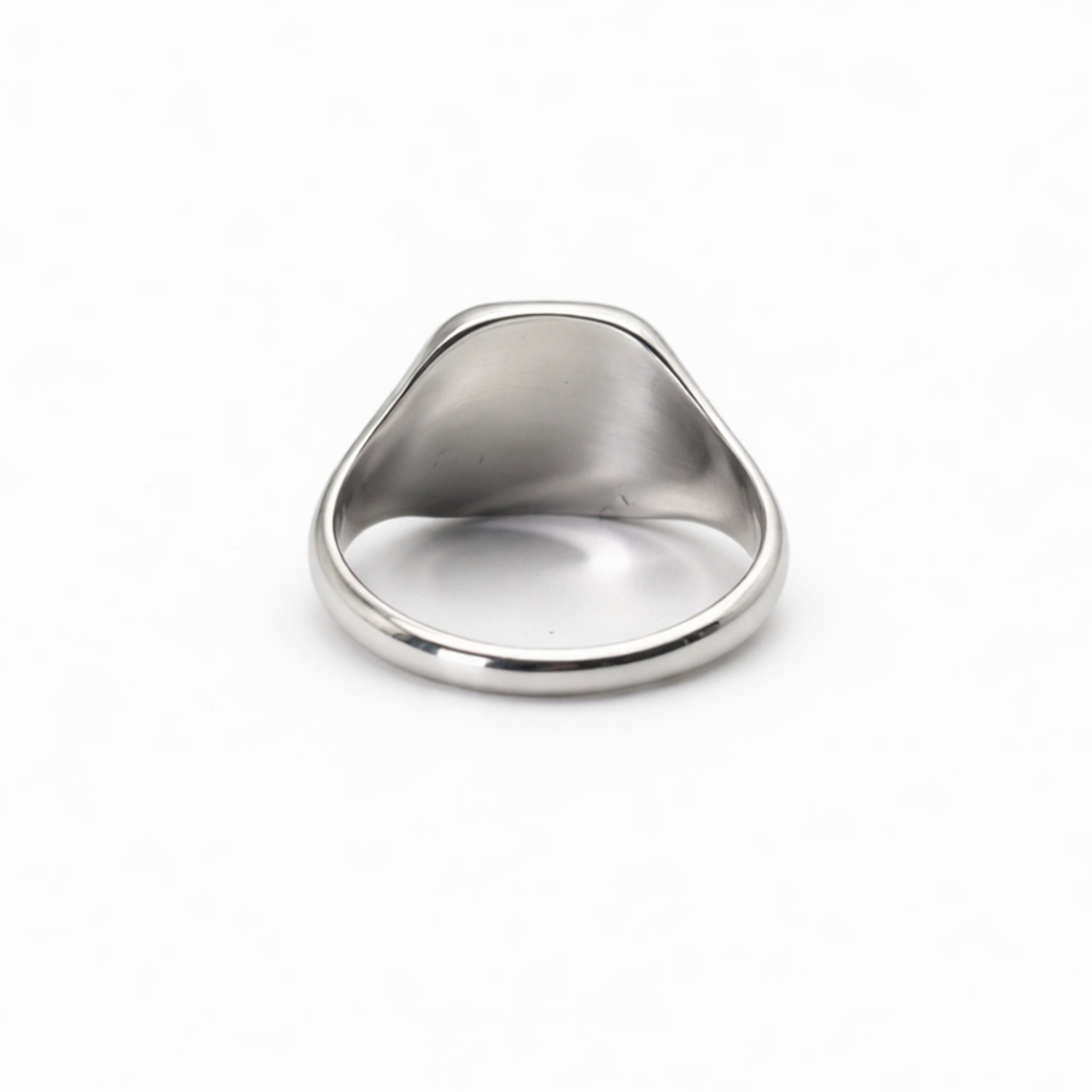 Silver Square Signet Men's Ring