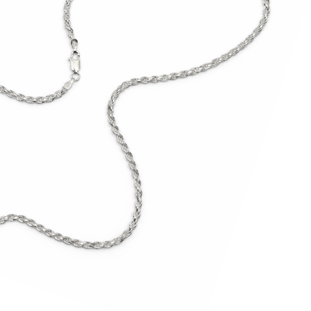3mm Silver Rope Chain