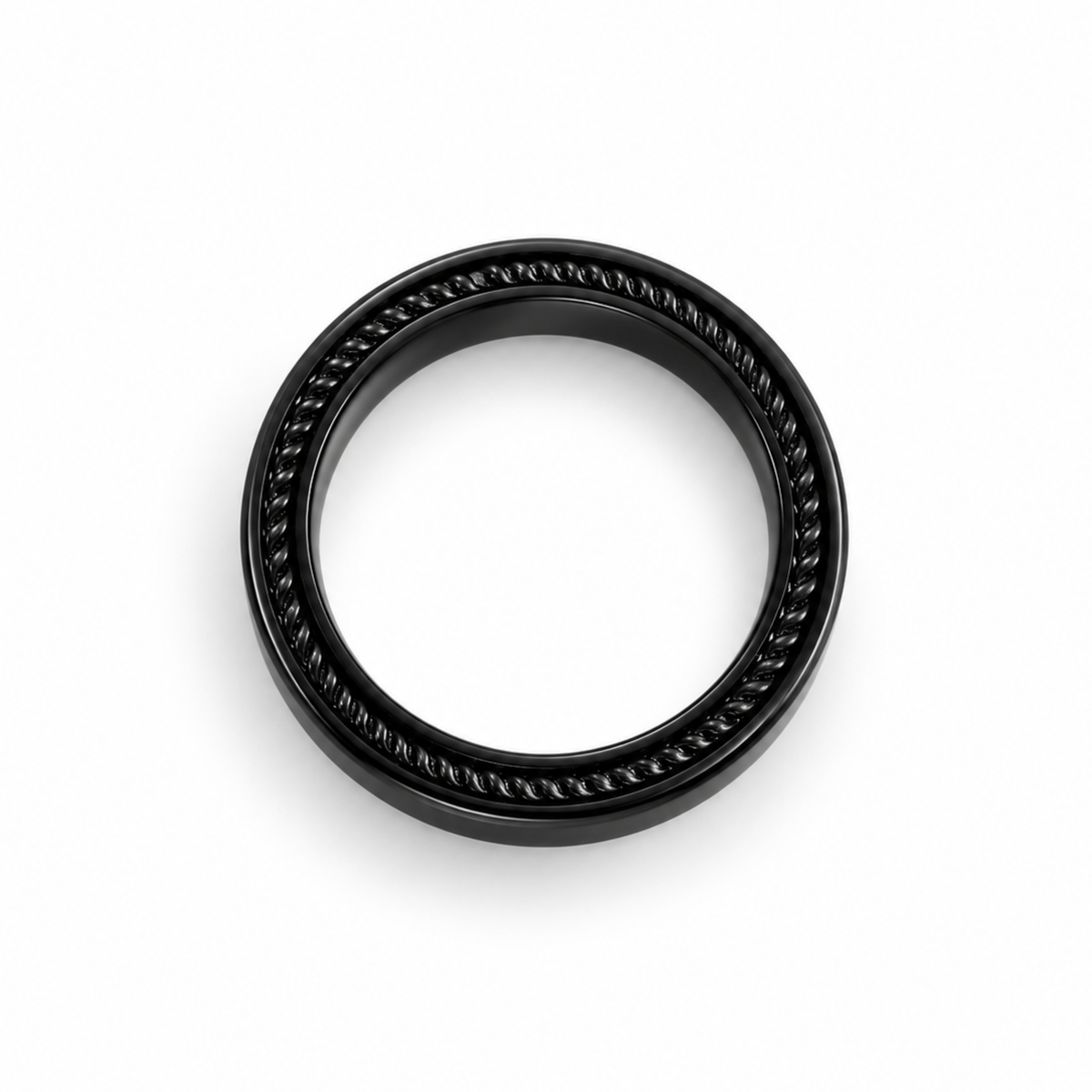 Black Pavè Eternity Ring