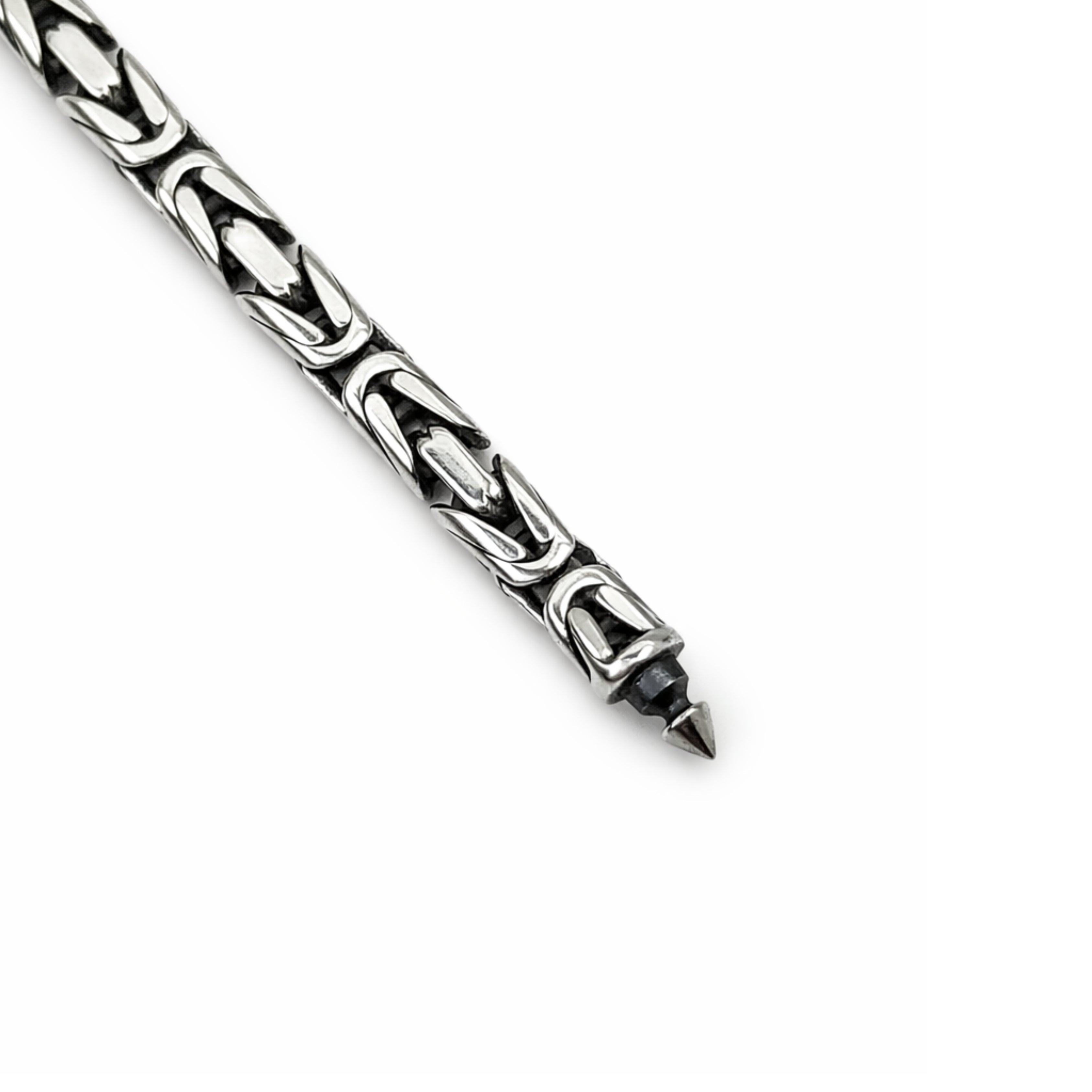 5mm Silver Byzantine Bracelet