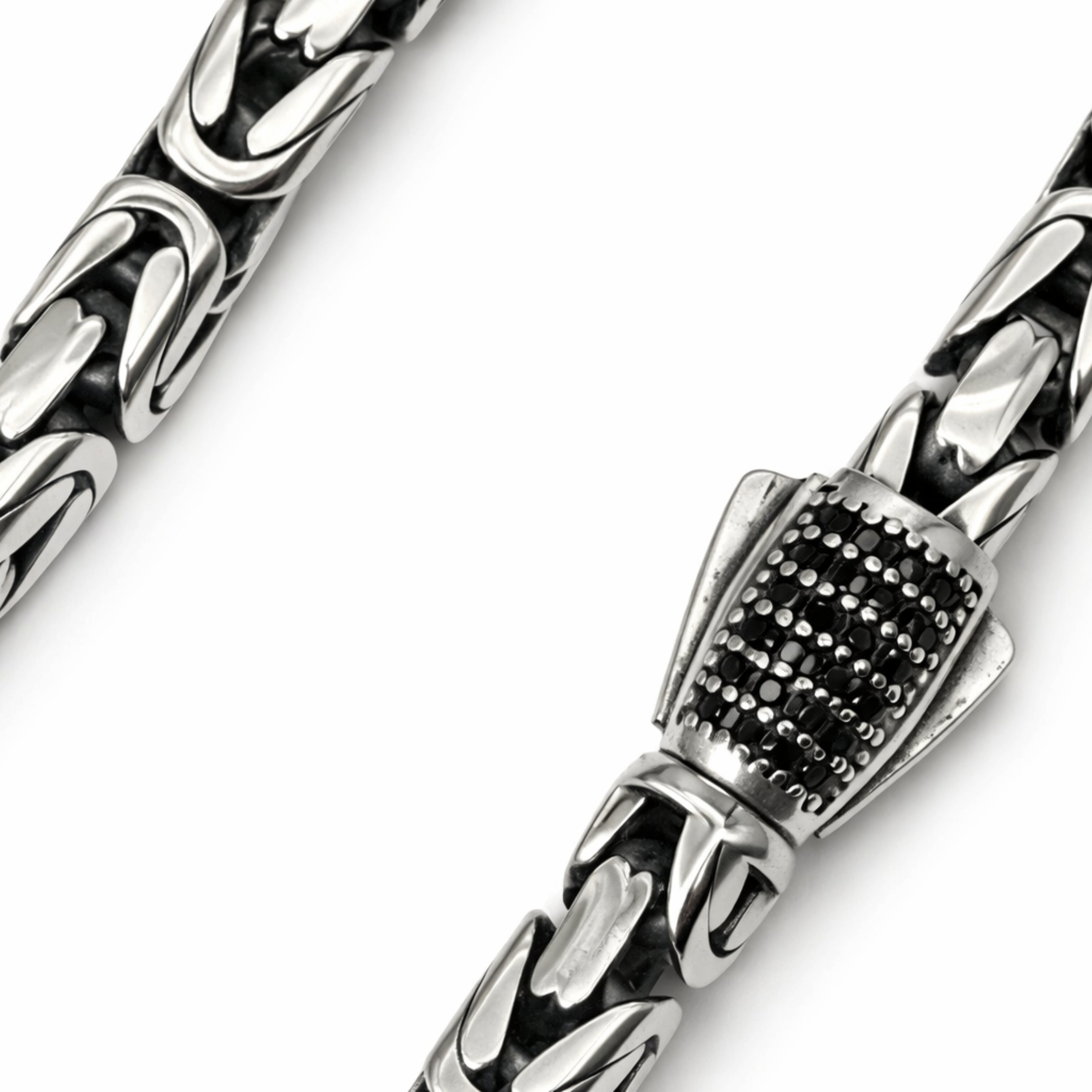 5mm Silver Byzantine Bracelet