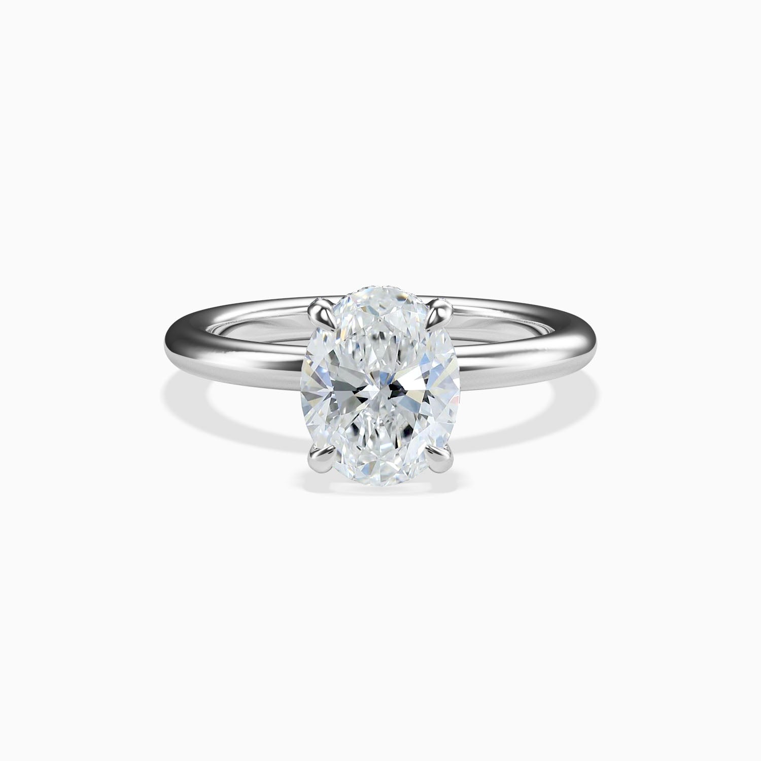 GABRIELLA - 2CT E VVS2 Oval Brilliant Engagement Ring