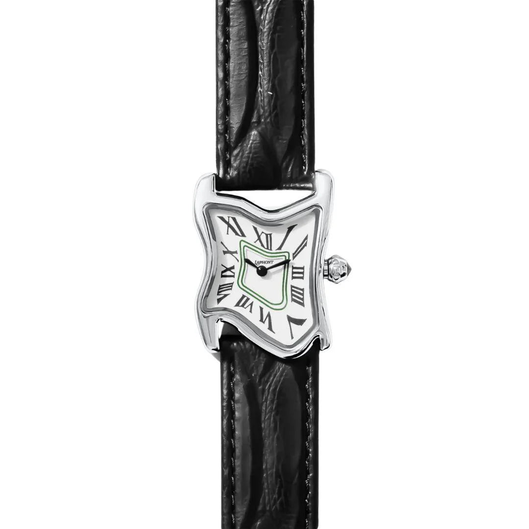 ラフォンLaphont SQUARE MELTINGスクエアメルティングシルバー Laphont Melting Square Watch Small Face Silver