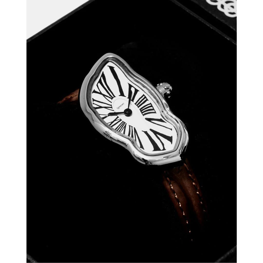 Laphont Melting Watch Slim Face Silver