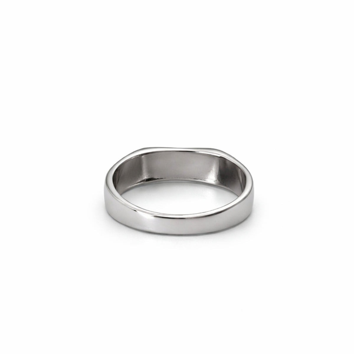 Silver Rectangle Signet Men's Ring