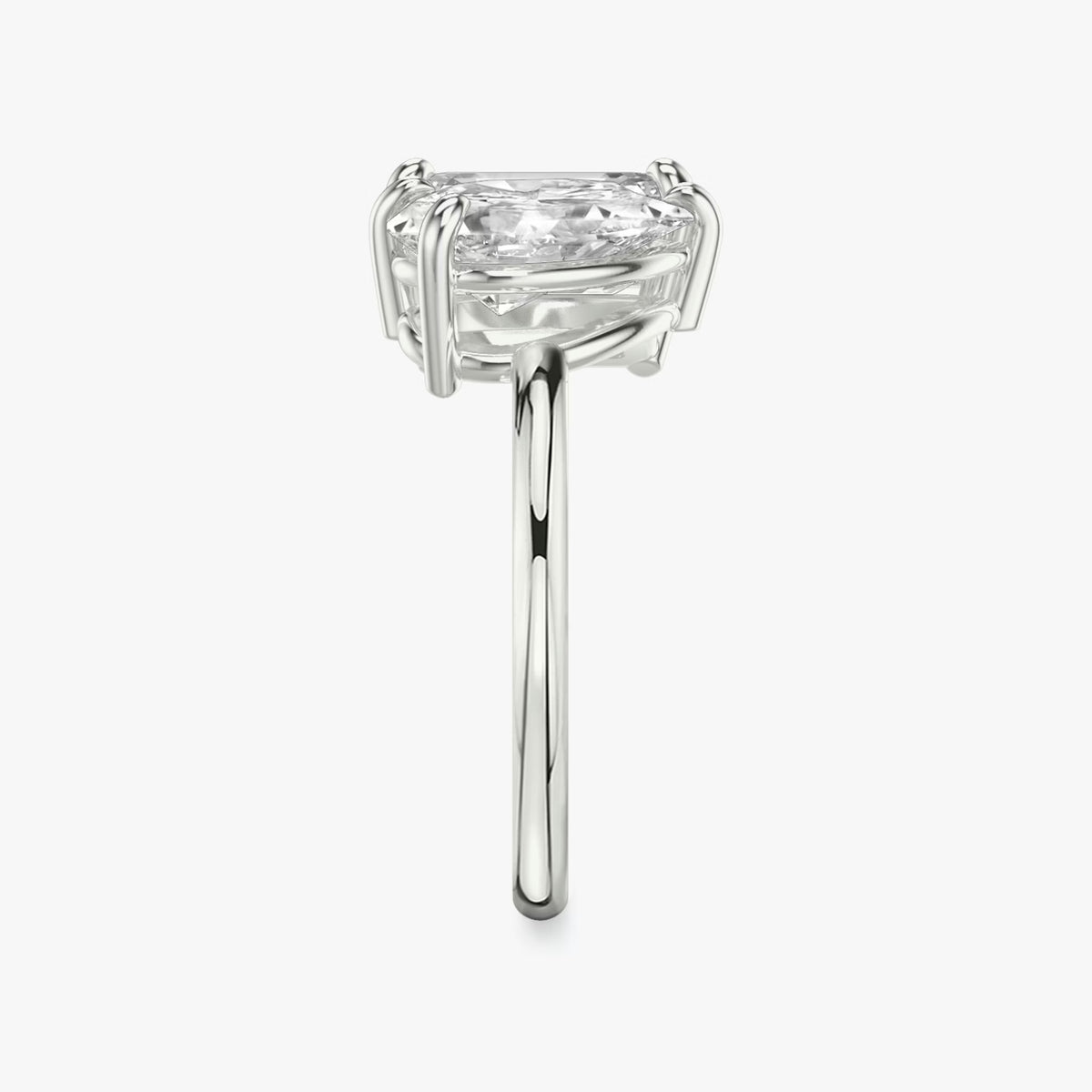 INSIEME  -  2CT & 1.5CT E VVS2 Toi et Moi Emerald and Pear Cut Engagement Ring
