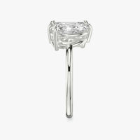 INSIEME  -  2CT & 1.5CT E VVS2 Toi et Moi Emerald and Pear Cut Engagement Ring
