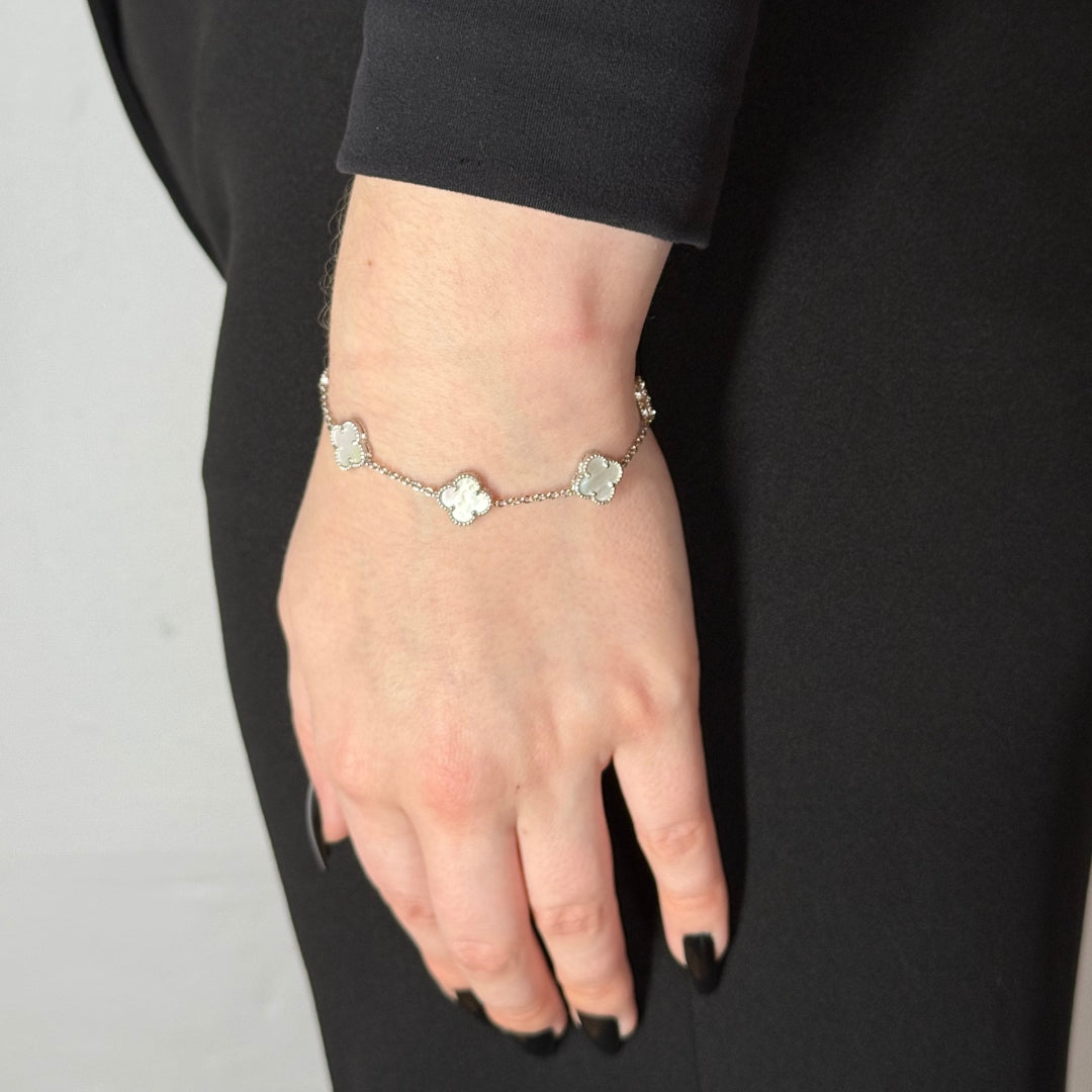 Clover Mother Of Pearl Mini Bracelet