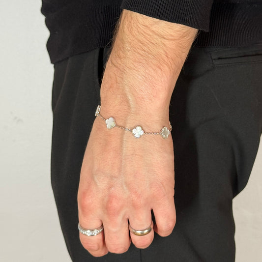 Clover Mother Of Pearl Mini Bracelet