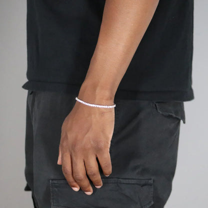 3mm Tennis Chain & Tennis Bracelet Rhodium Plated