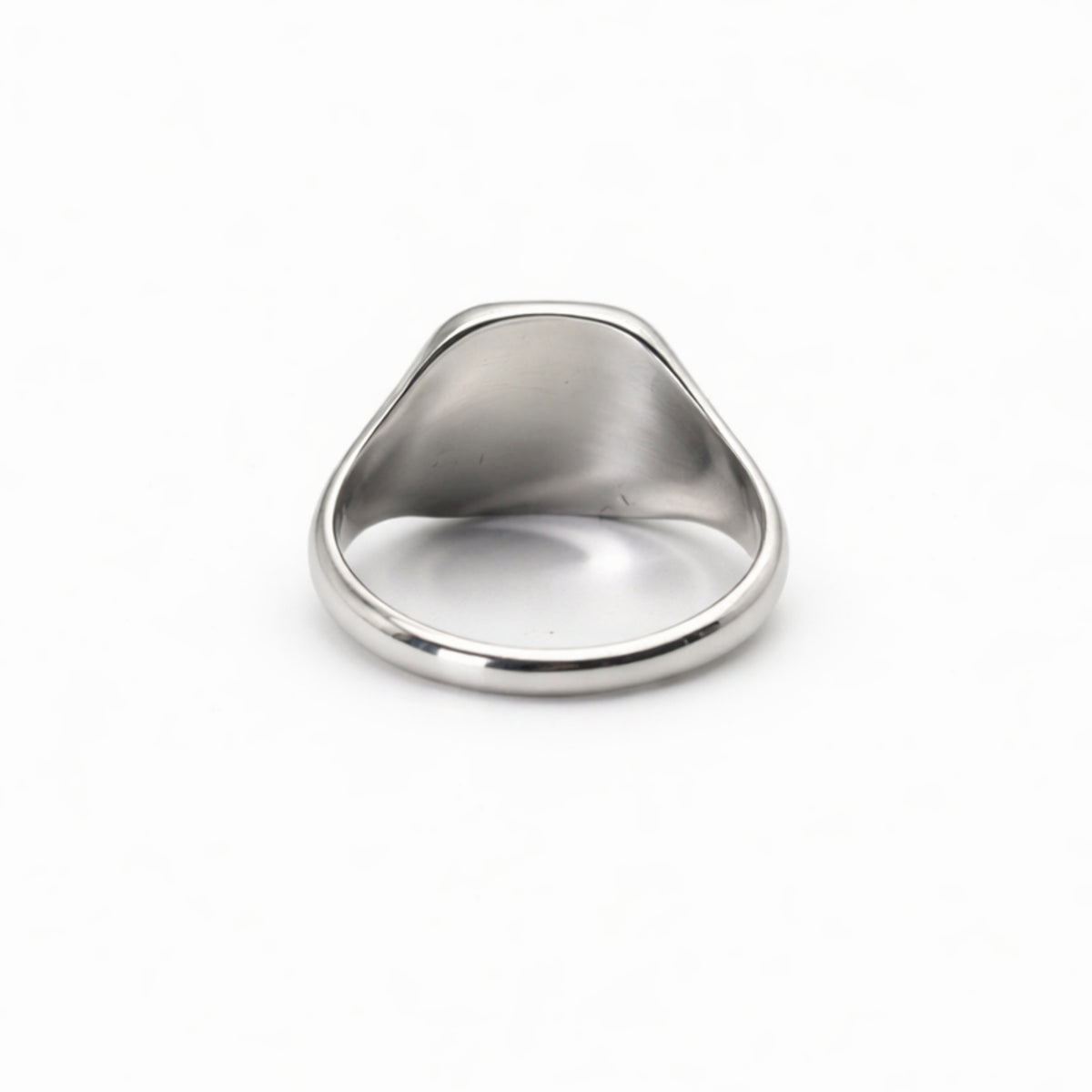 Silver Square Signet Men's Ring