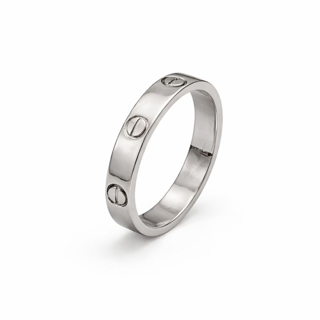 Silver Love Ring