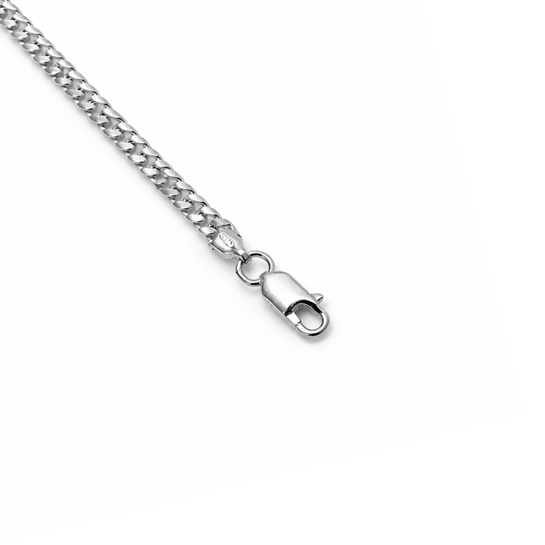 4mm Silver Cuban Link Chain