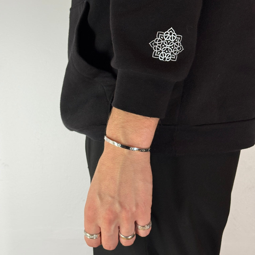 Silver Love Bracelet Rhodium Plated