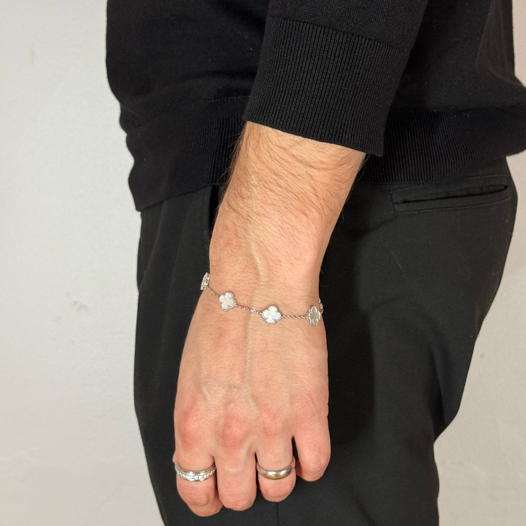 Clover Mother Of Pearl Mini Bracelet