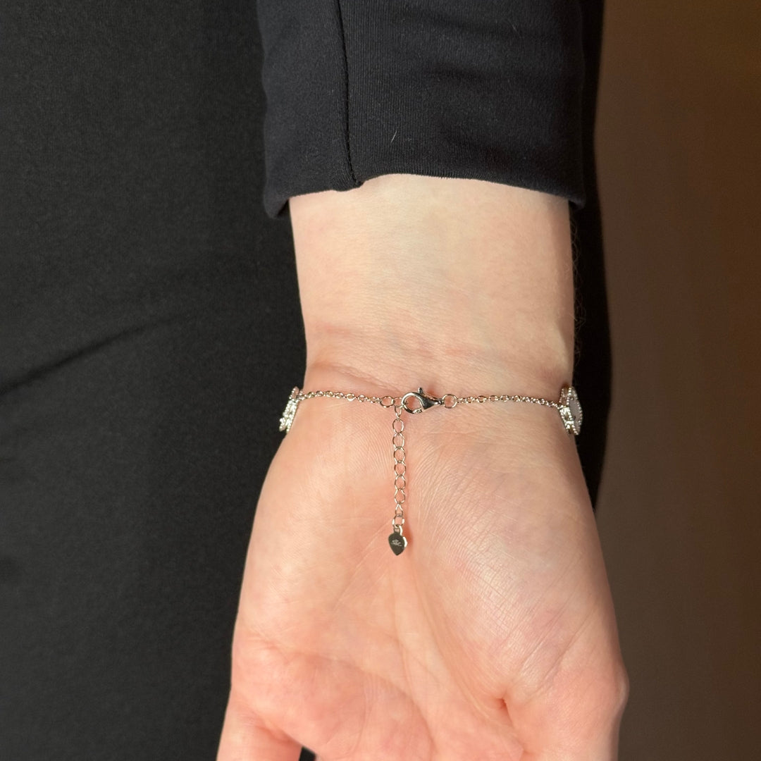 Bracelet miniature en nacre Clover 