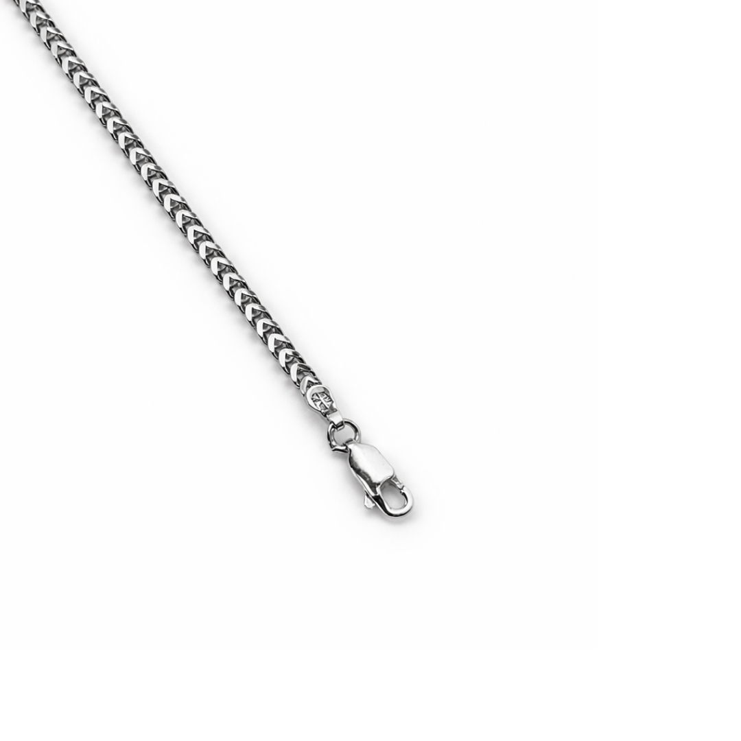 3mm Silver Franco Bracelet
