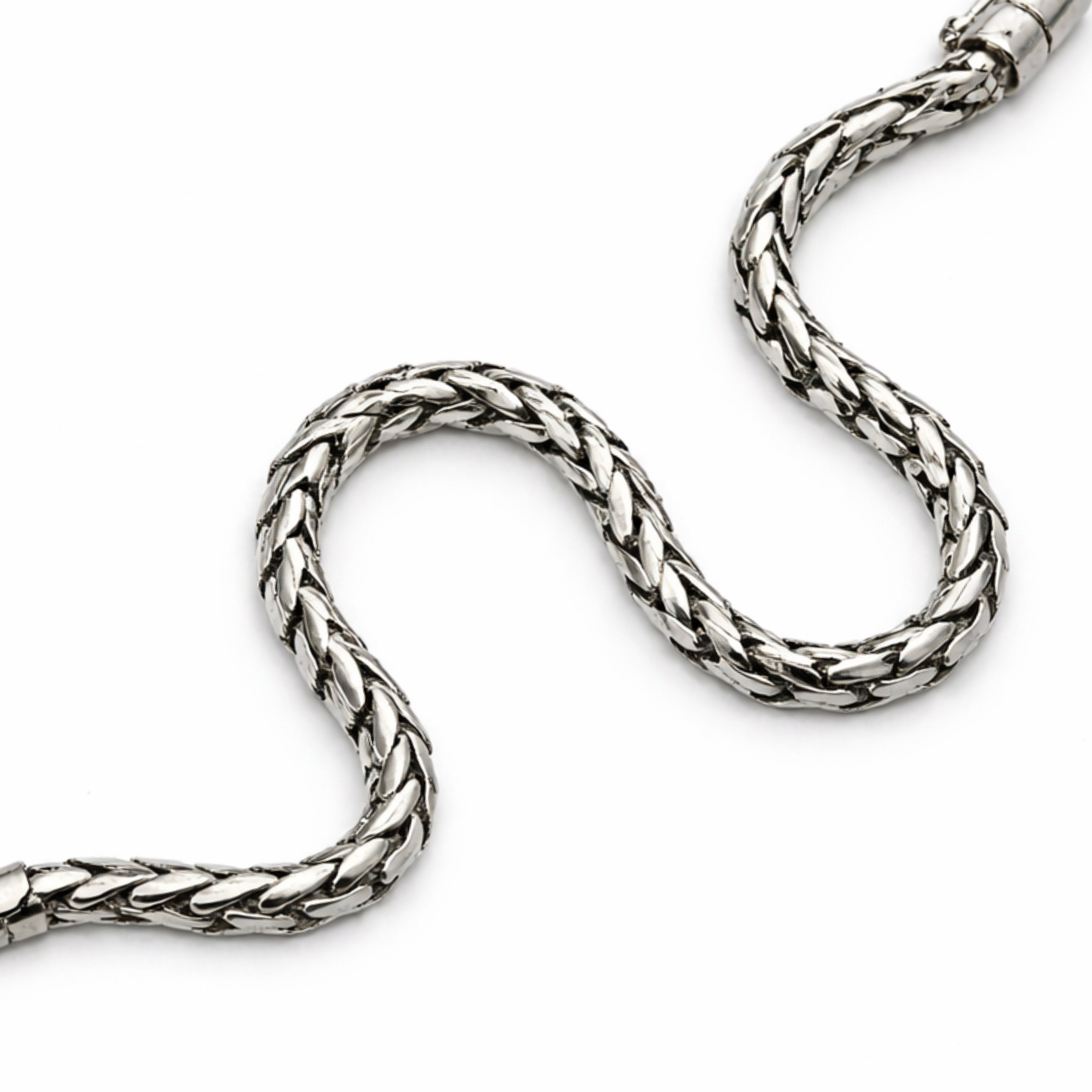 5mm Silver Wheat Bracelet