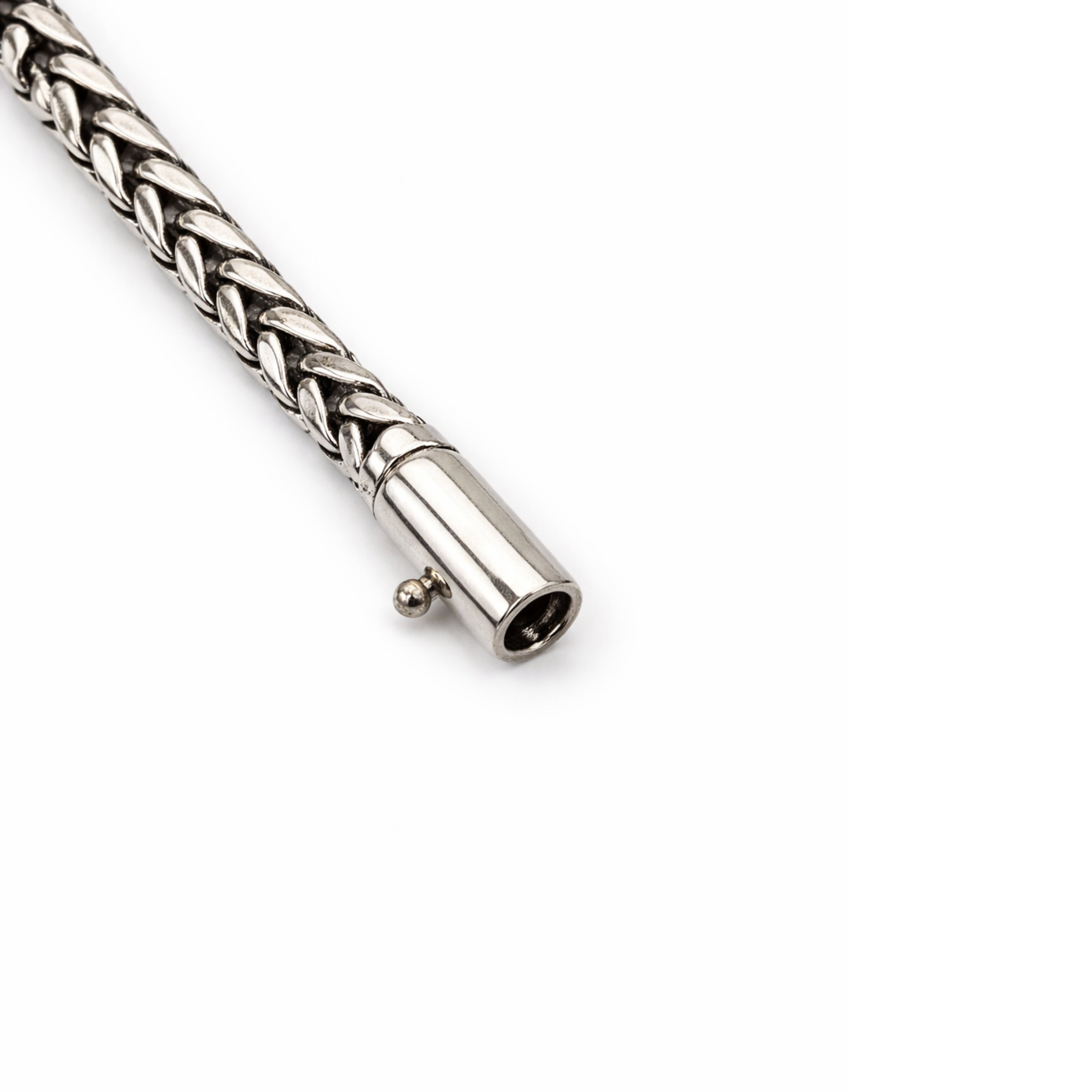 5mm Silver Wheat Bracelet