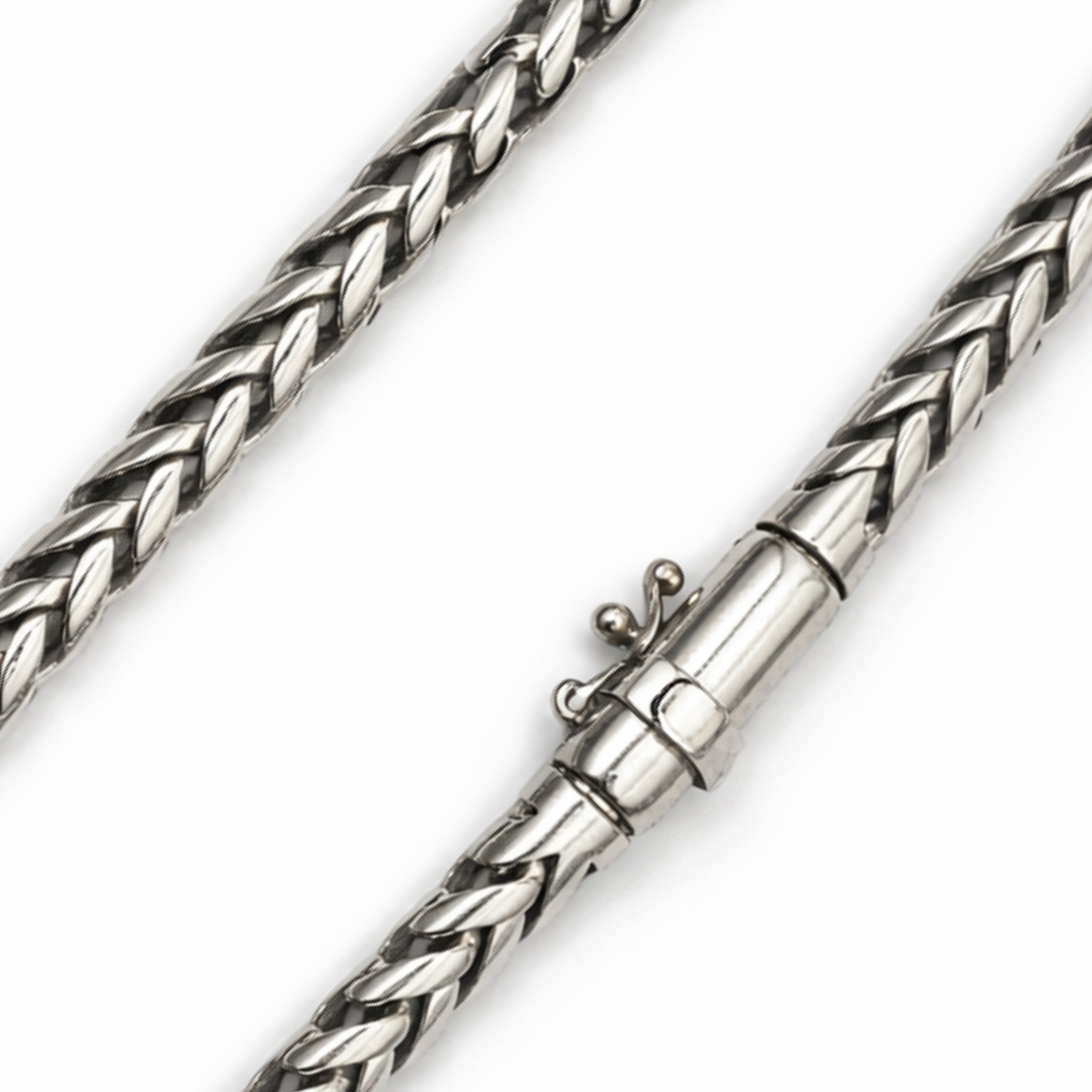 5mm Silver Wheat Bracelet