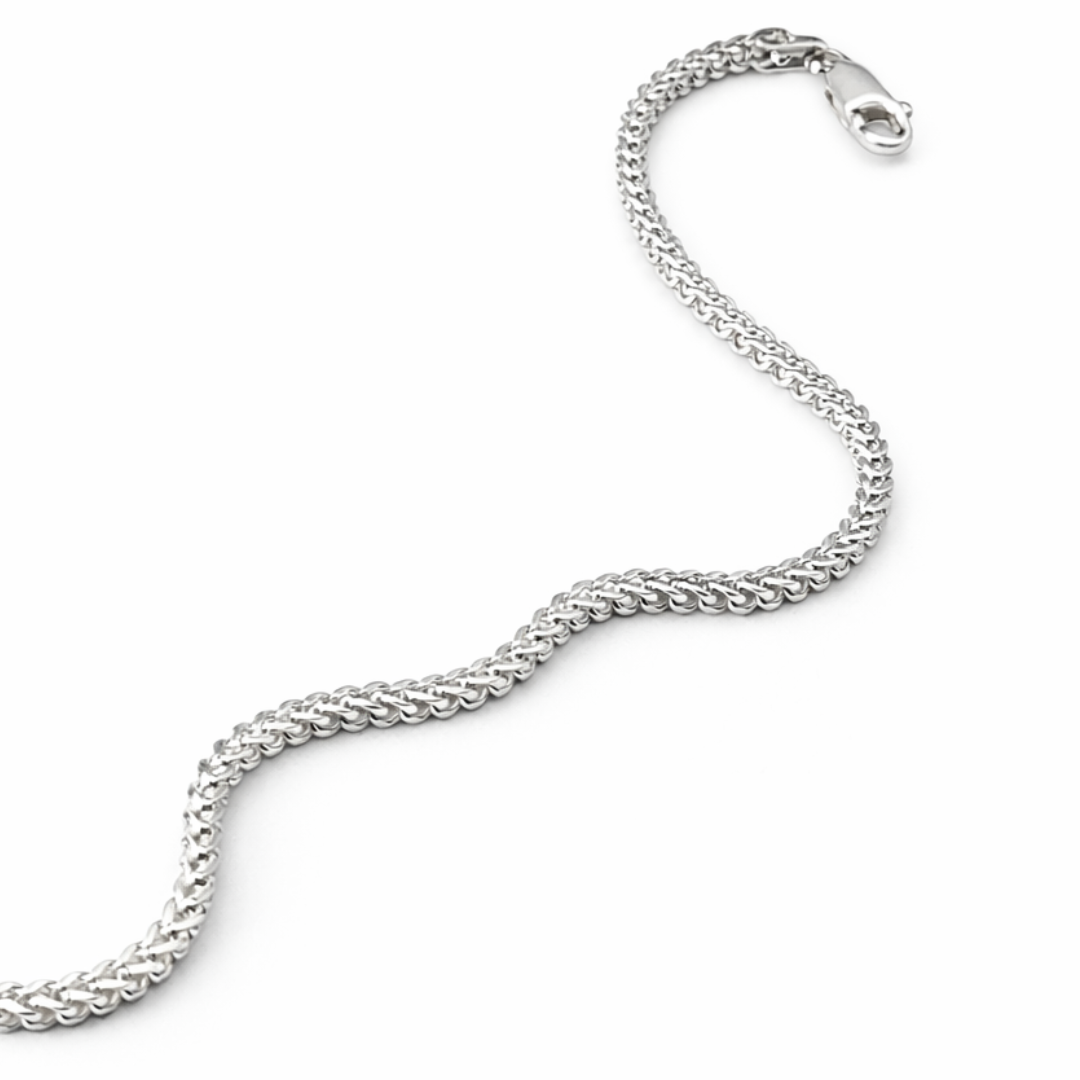 2mm Silver Franco Bracelet