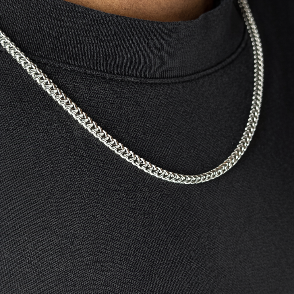 3mm Silver Franco Chain