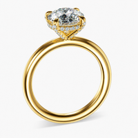 JULIA - 2CT E VVS2 Round Brilliant Engagement Ring