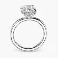 GABRIELLA - 2CT E VVS2 Oval Brilliant Engagement Ring