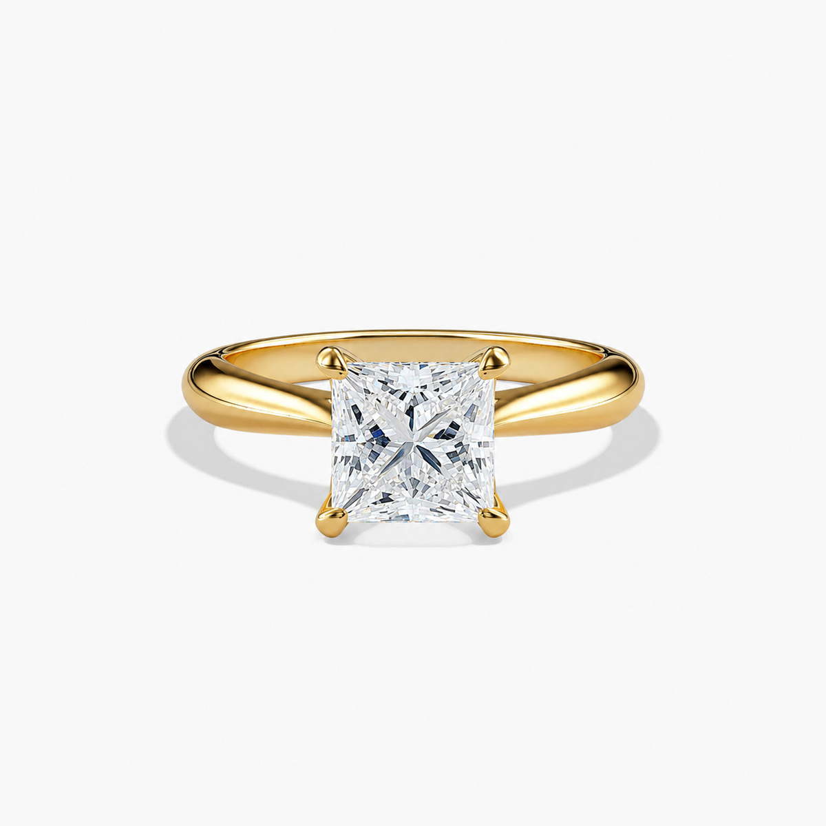 ANGELICA - 2CT E VVS2 Princess Cut Engagement Ring