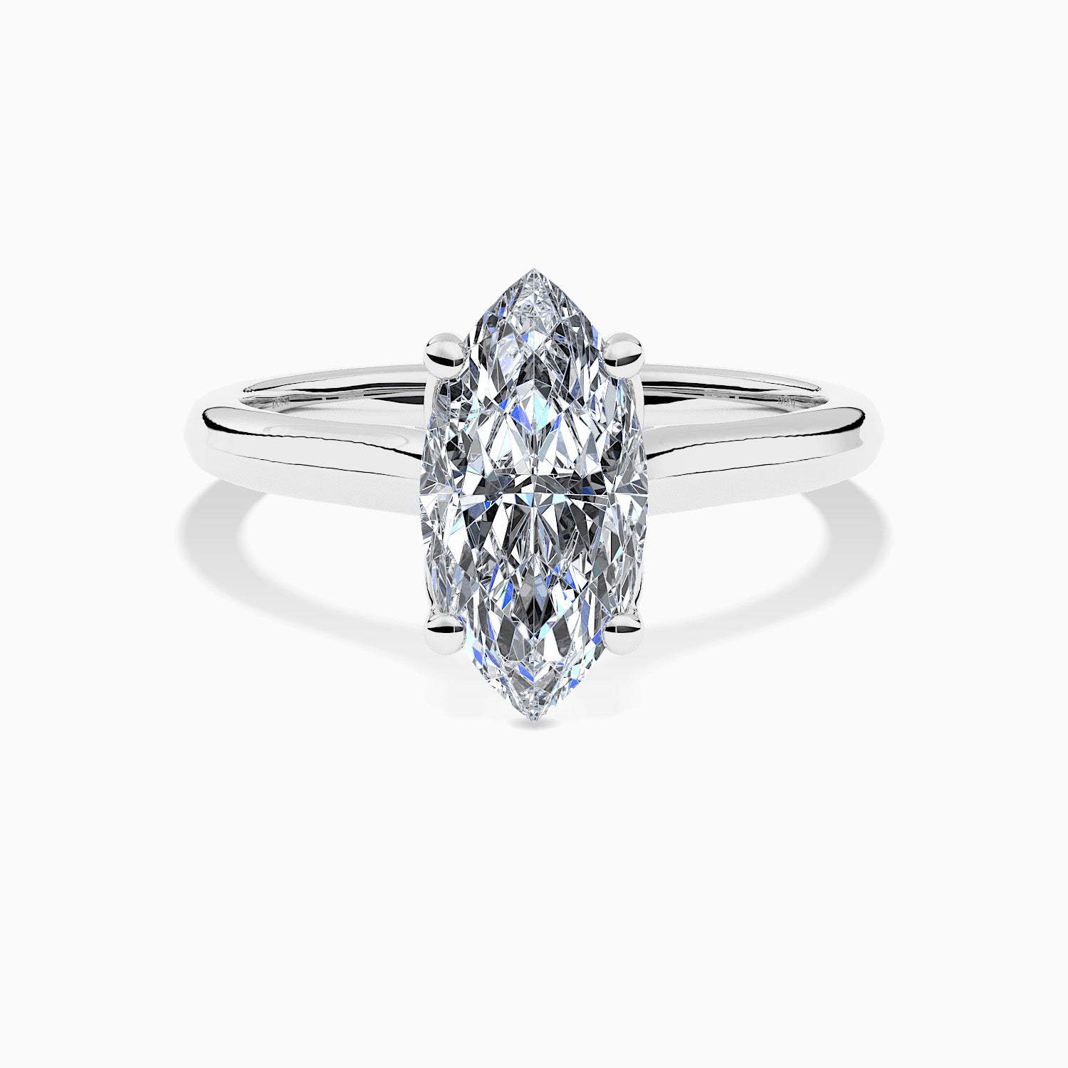 VIVIENNE - 2CT E VVS2 Marquise Engagement Ring