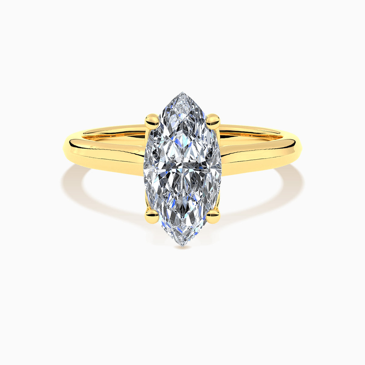 VIVIENNE - 2CT E VVS2 Marquise Engagement Ring
