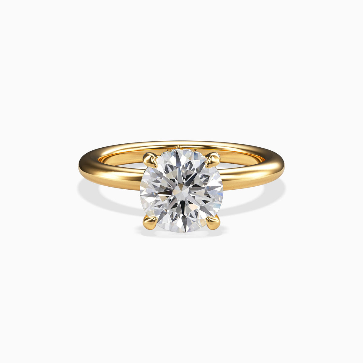 JULIA - 2CT E VVS2 Round Brilliant Engagement Ring