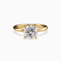 JULIA - 2CT E VVS2 Round Brilliant Engagement Ring