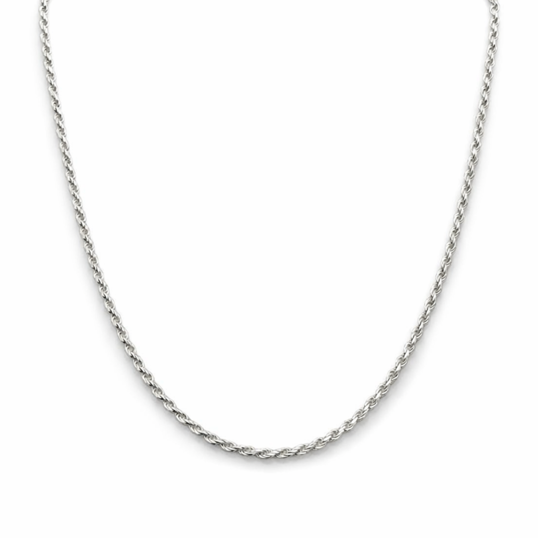 2mm Silver Rope Chain
