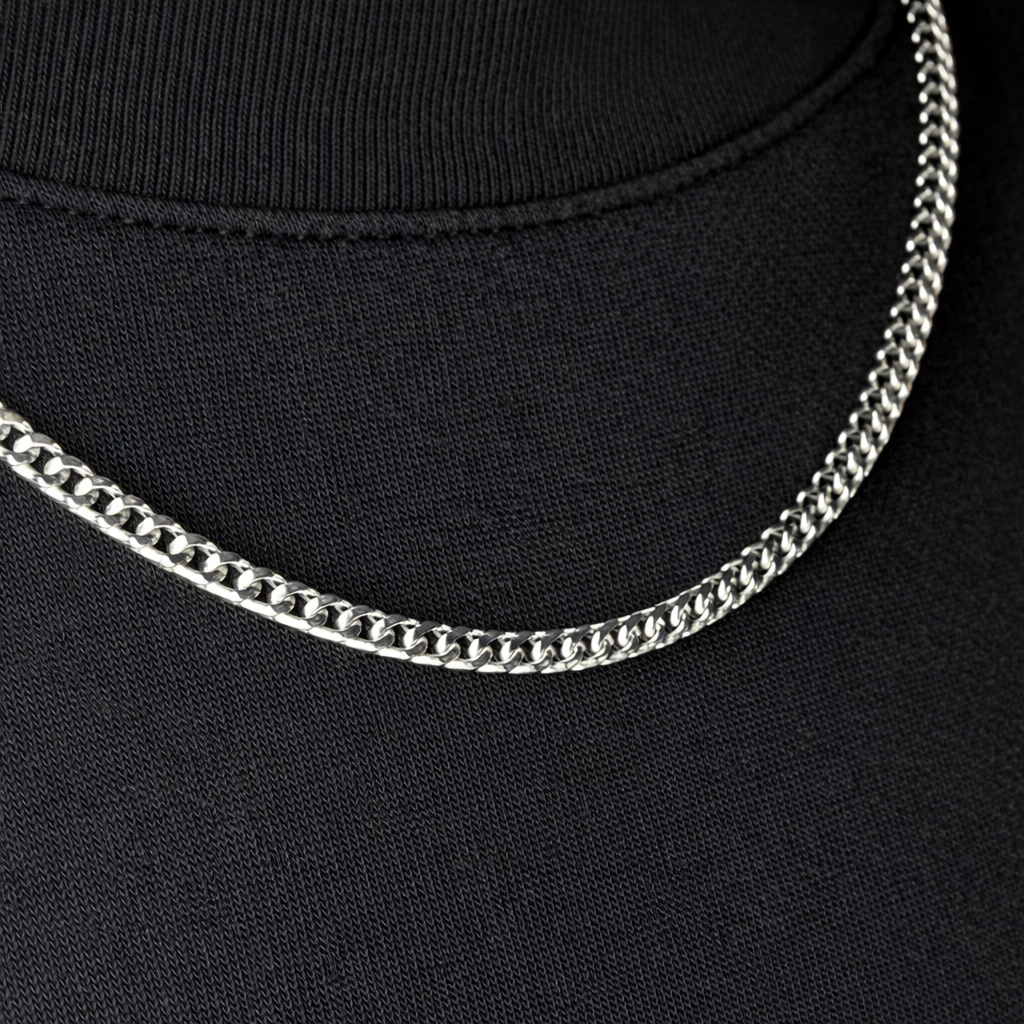 3mm Silver Franco Chain